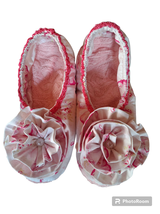 Pantofoline con rosa